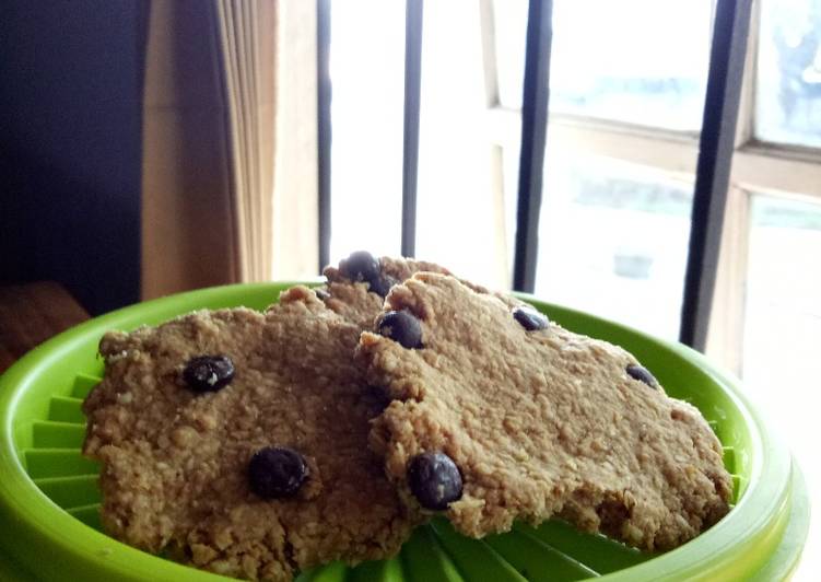 cara membuat Diet Oat Cookies (eggless)