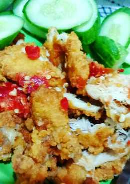 Ayam geprek enak!gampang!