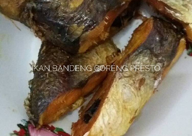cara membuat Ikan bandeng goreng presto