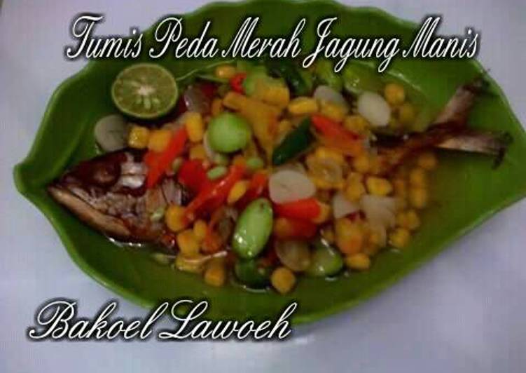 resep masakan Tumis Pedas Peda Merah Jagung Manis