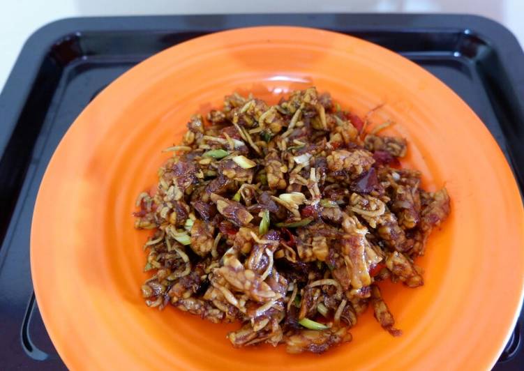 gambar untuk resep Orek tempe teri medan