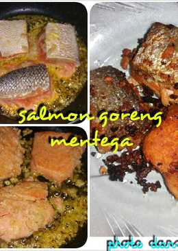 Salmon goreng mentega