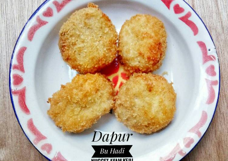 cara membuat Nugget Ayam Keju