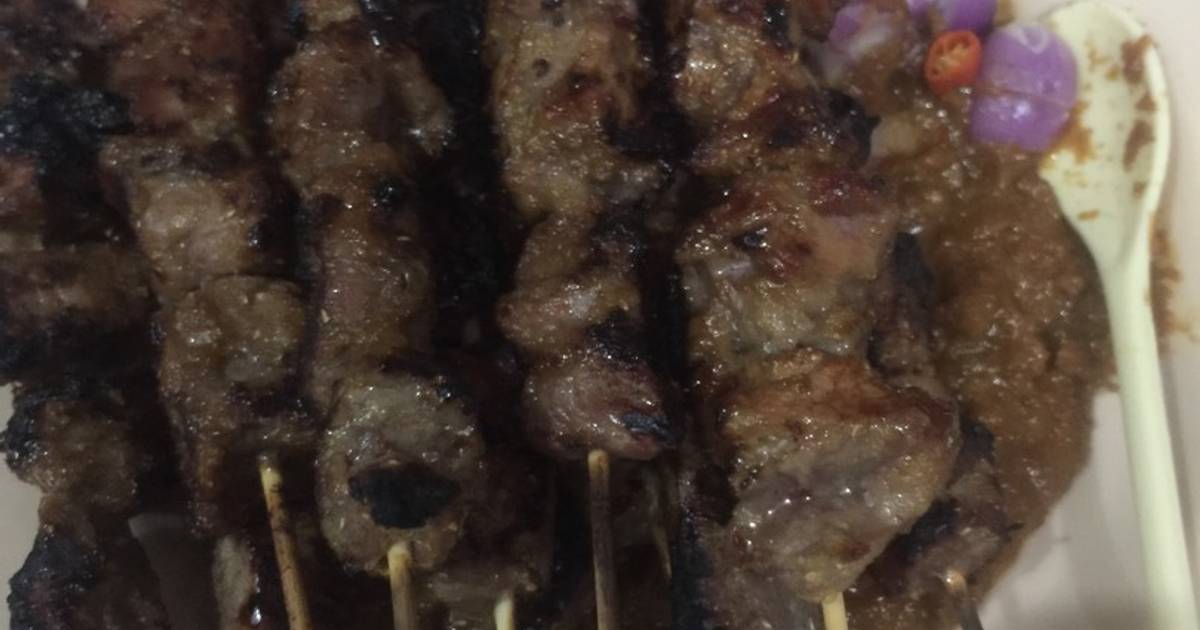 172 resep sate sapi bumbu kacang enak dan sederhana Cookpad