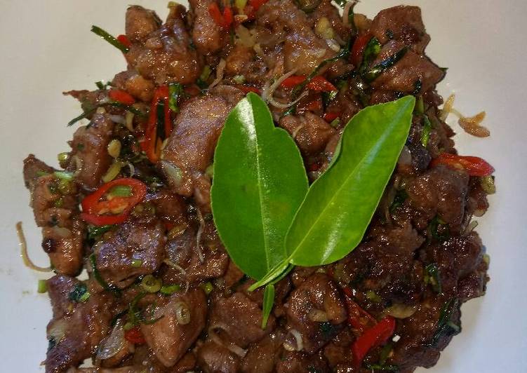 Resep Babi Goreng Terasi Dari Rully Indah