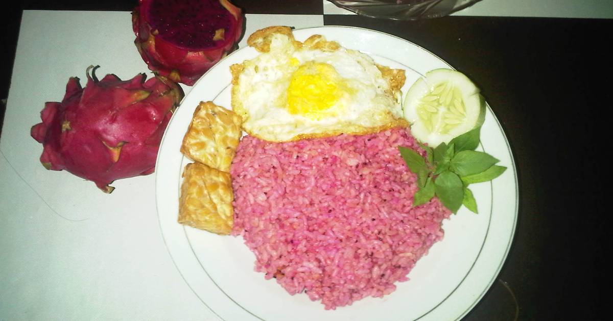  Nasi  goreng  pink 1 resep  Cookpad