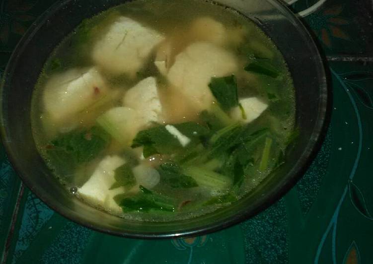 resep Sayur tahu+caysim