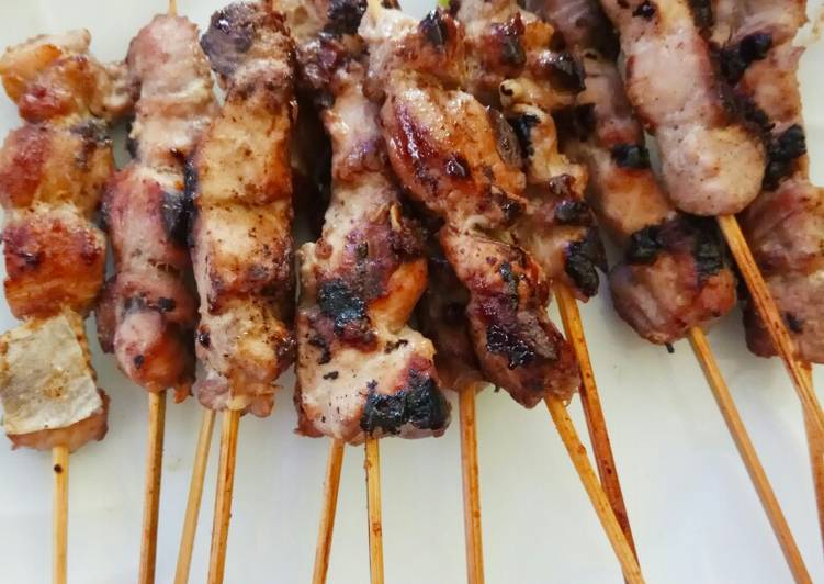 bahan dan cara membuat Sate Tengri