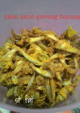 Ikan asin goreng tepung