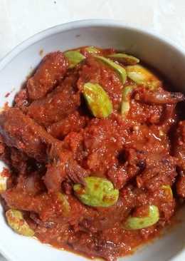 Cumi kering sambal belacan