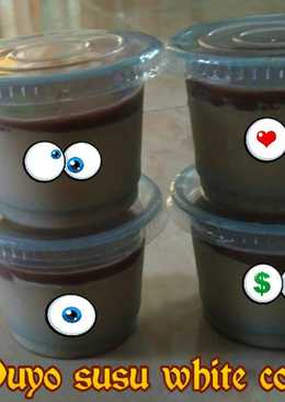 Puding Puyo white coffee