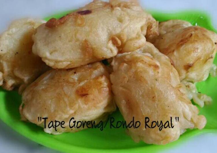 resep makanan Tape Goreng/Rondo Royal