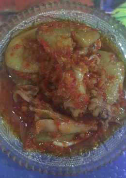 Sambal jengkol cumi asin
