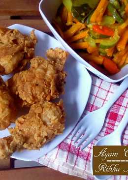 Ayam Crispy dengan Tepung Bumbu Homemade No MSG