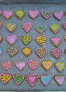 Kue kering glasur cantik (icing)