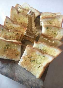 Garlic bread roti tawar simple ð (roti bakar bawang)