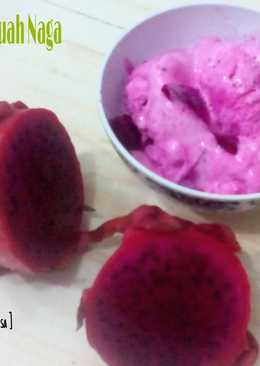 Es Krim Buah Naga Lembut