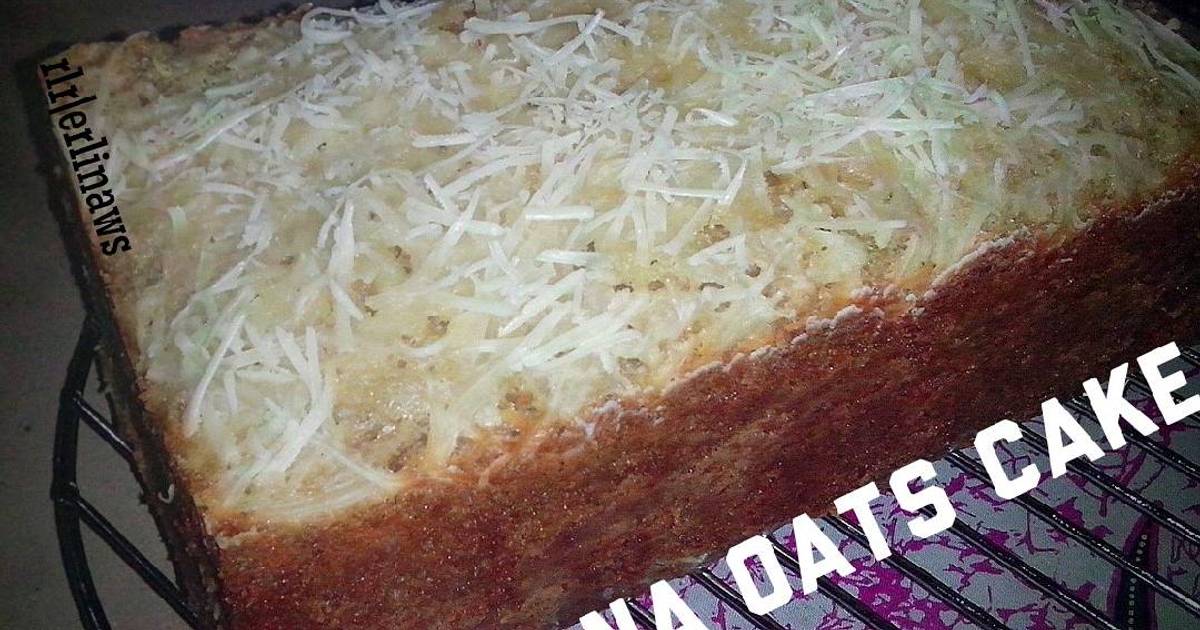 Resep Banana Oats Cake