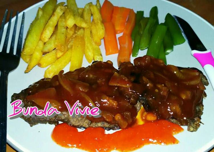 gambar untuk resep Beef Steak alakadarnya ??