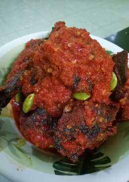 Lele goreng sambal pete