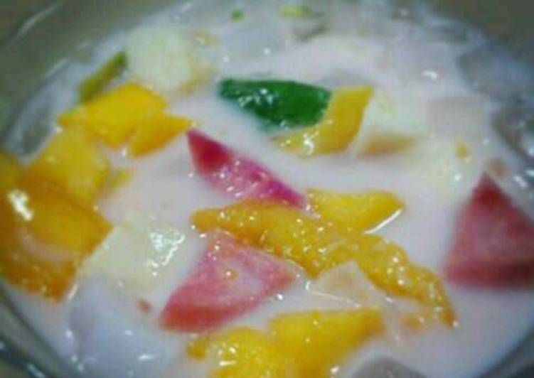 gambar untuk resep Sup Buah Warna Warni