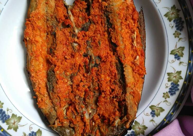 resep Bandeng bakar (isi sambal)