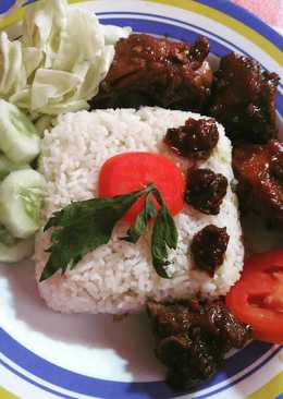 Iga ayam saus kecap