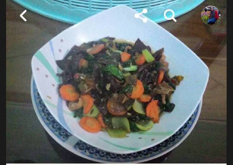 gambar untuk resep Ca pokcoy jamur