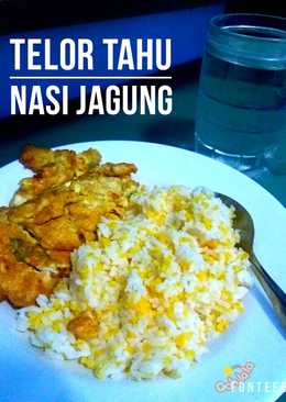 Telor Tahu ft Nasi Jagung (simple)