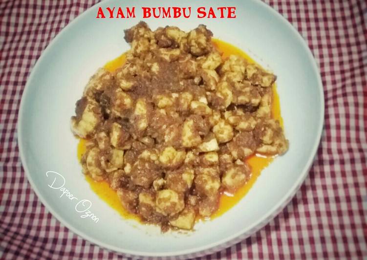 gambar untuk resep Ayam Bumbu Sate #pr_dibumbukacangin