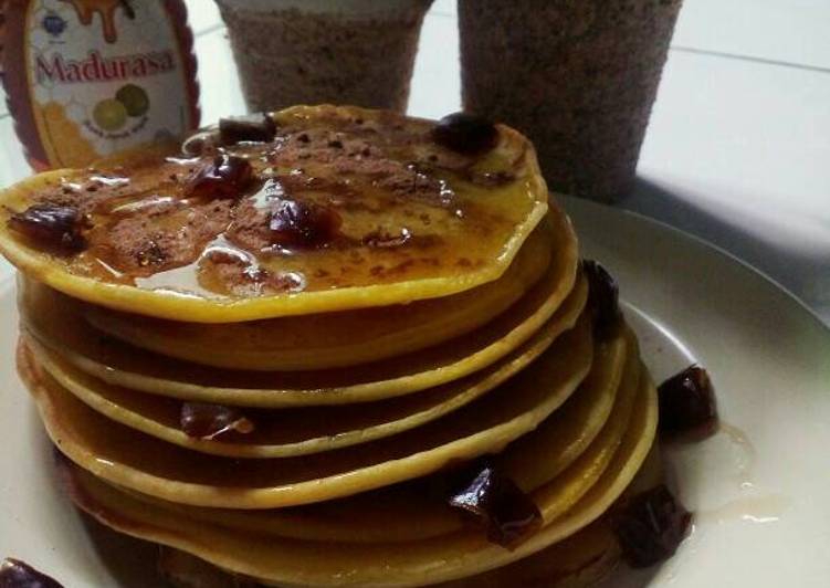 resep makanan Pancake (menu anak) ??