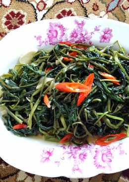 Tumis Kangkung Saos Tiram