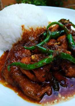 Ayam Masak Kecap Lombok ijo