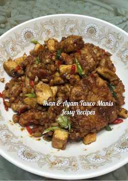 Ikan & ayam tauco manis ðððð #Ketopad #BikinRamadanBerkesan #Sabtu