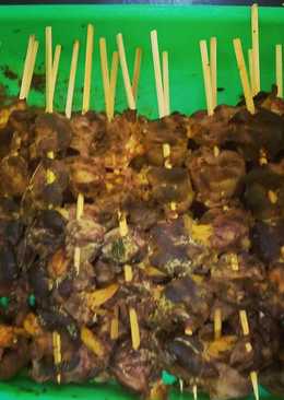 Sate jantung ayam