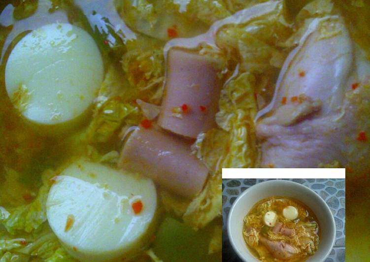 bahan dan cara membuat Sayur Sawi Putih Ala Tom Yam