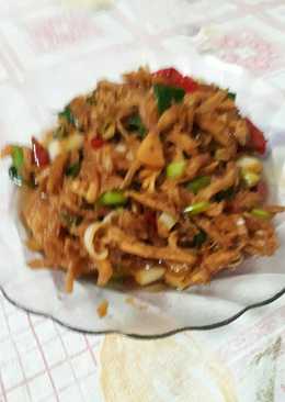 Ayam suwir bumbu saus kecap