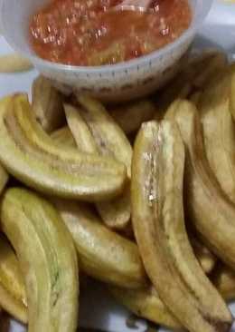 Pisang goroho cocol sambel