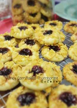 Honey Corn Flakes Thumbprint