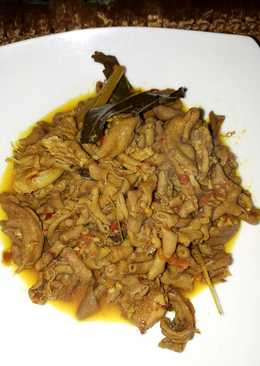 Usus balado bumbu kuning