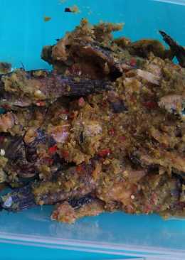 Ikan Asin Gabus Sambal Ijo