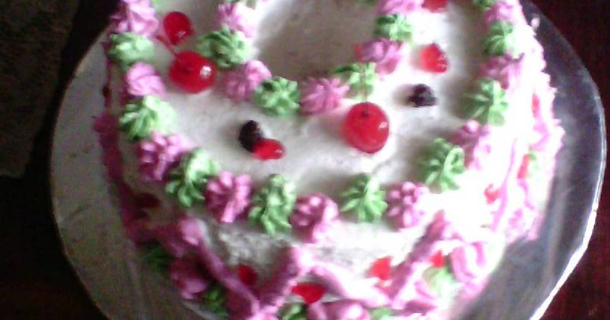 Resep Cake hias buttercream