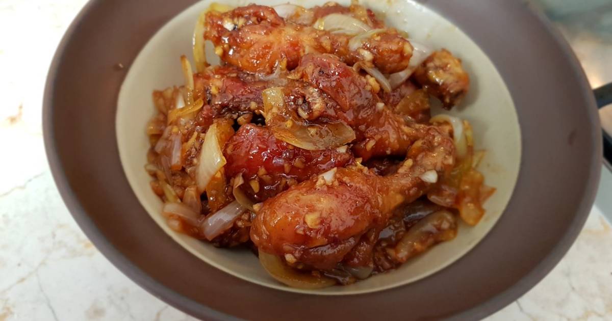 58 resep  ayam  goreng saus  inggris  enak  dan sederhana Cookpad