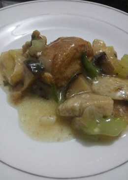 Mudah dan cepat tumis tahu jamur shiitake