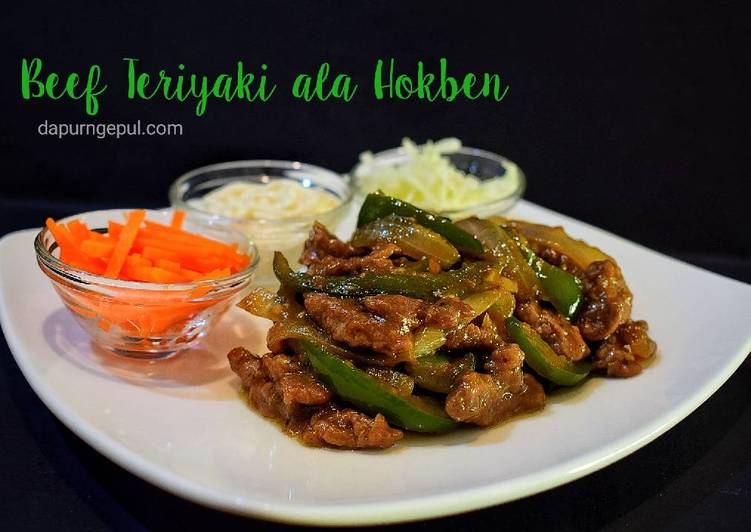 resep makanan Beef Teriyaki (ala Hokben)