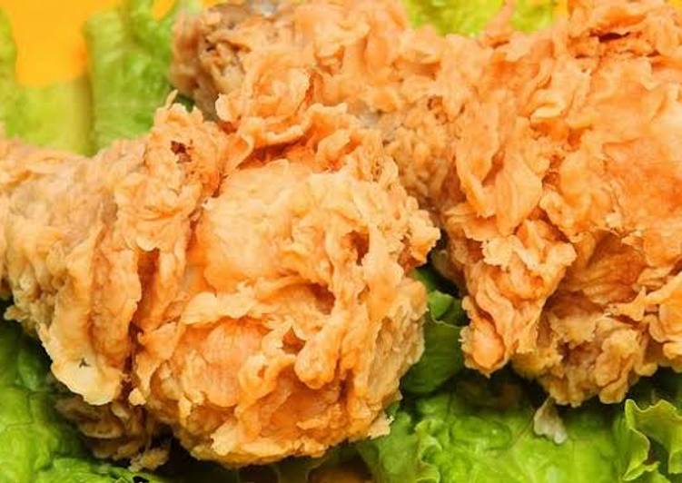 gambar untuk cara membuat Ayam goreng crispy