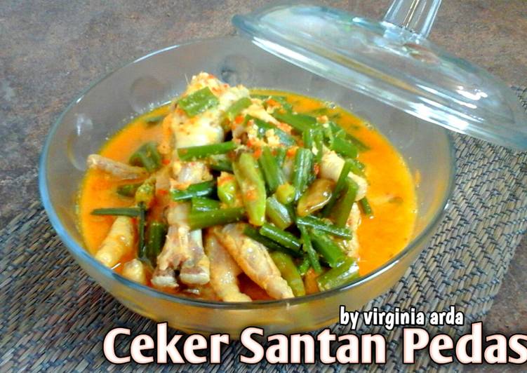 Ceker Santan Pedas Foto Resep Utama Ceker Santan Pedas Foto Resep Utama