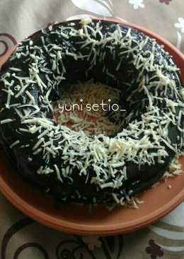 Brownis kukus putel topping keju