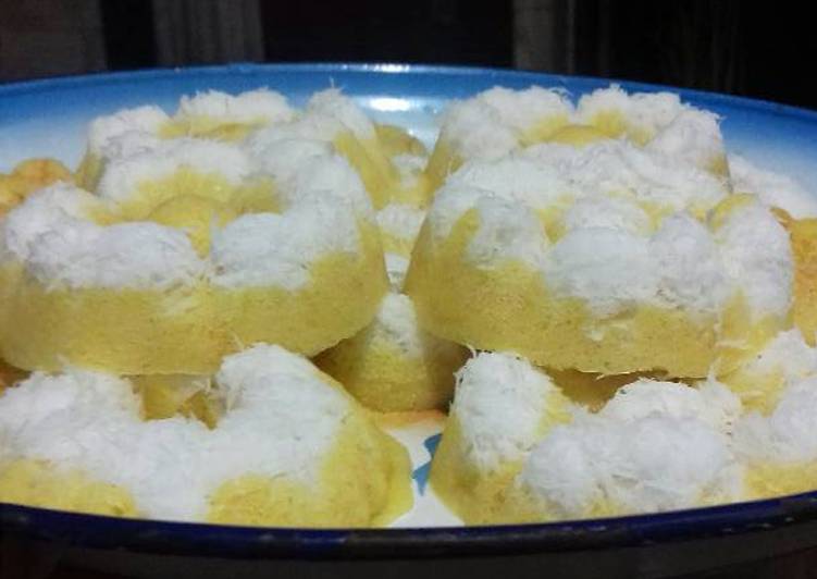 resep lengkap untuk Putri Ayu/Putu ayu versi labu kuning