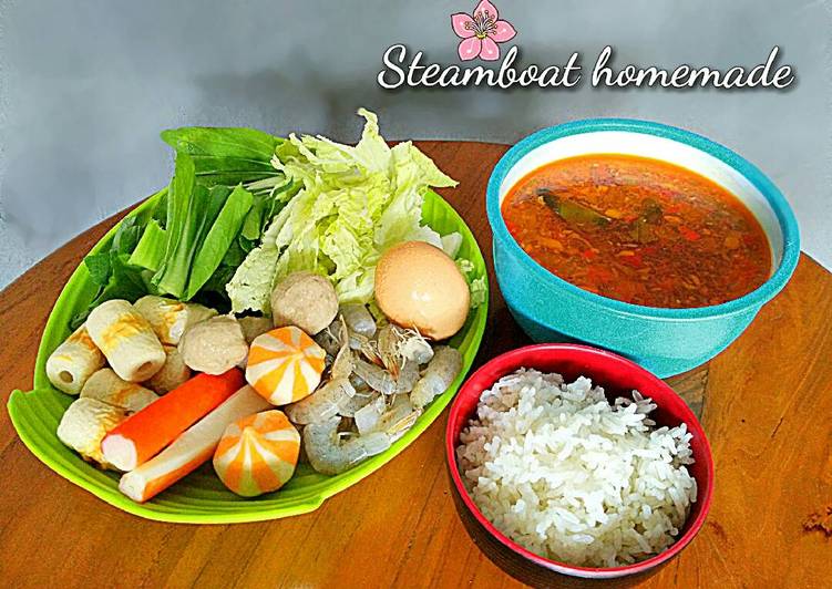 gambar untuk resep makanan Steamboat Homemade Tom Yum